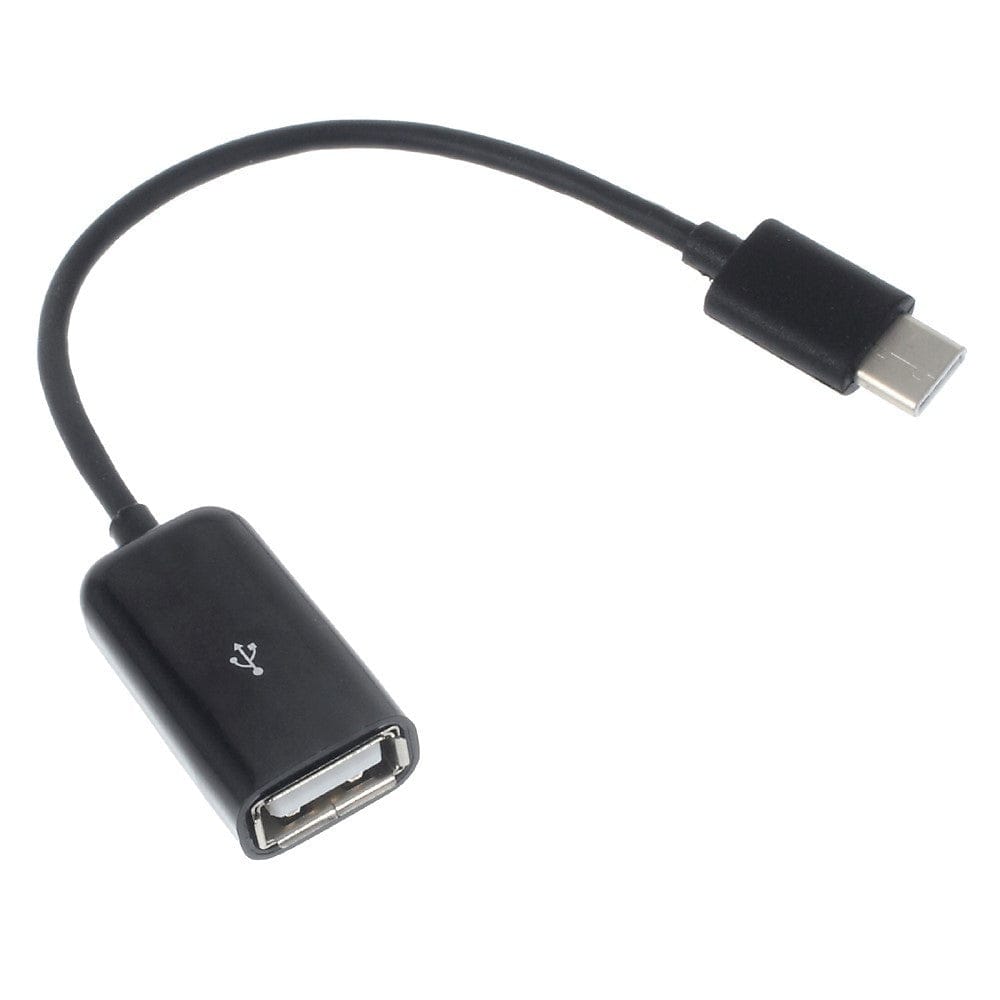 CABLU OTG USB 3.1 TYPE-C LA USB 18 CM, ALB