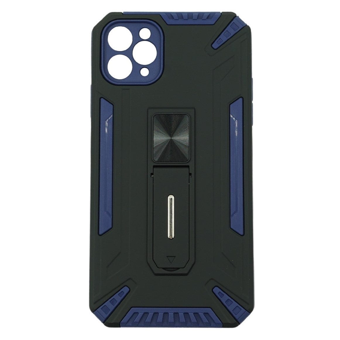 Husa de protectie compatibila cu Apple iPhone 11Pro Defender Model 4 cu suport, Albastru inchis