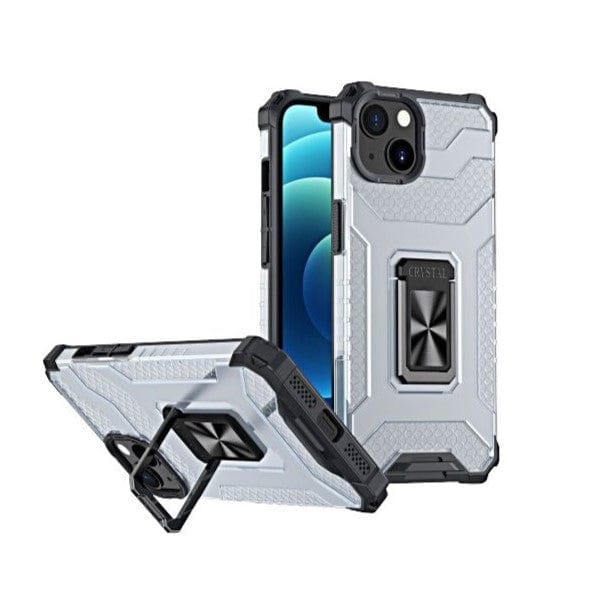 Husa de protectie compatibila cu Apple iPhone 13 Acrylic Armor cu suport Negru