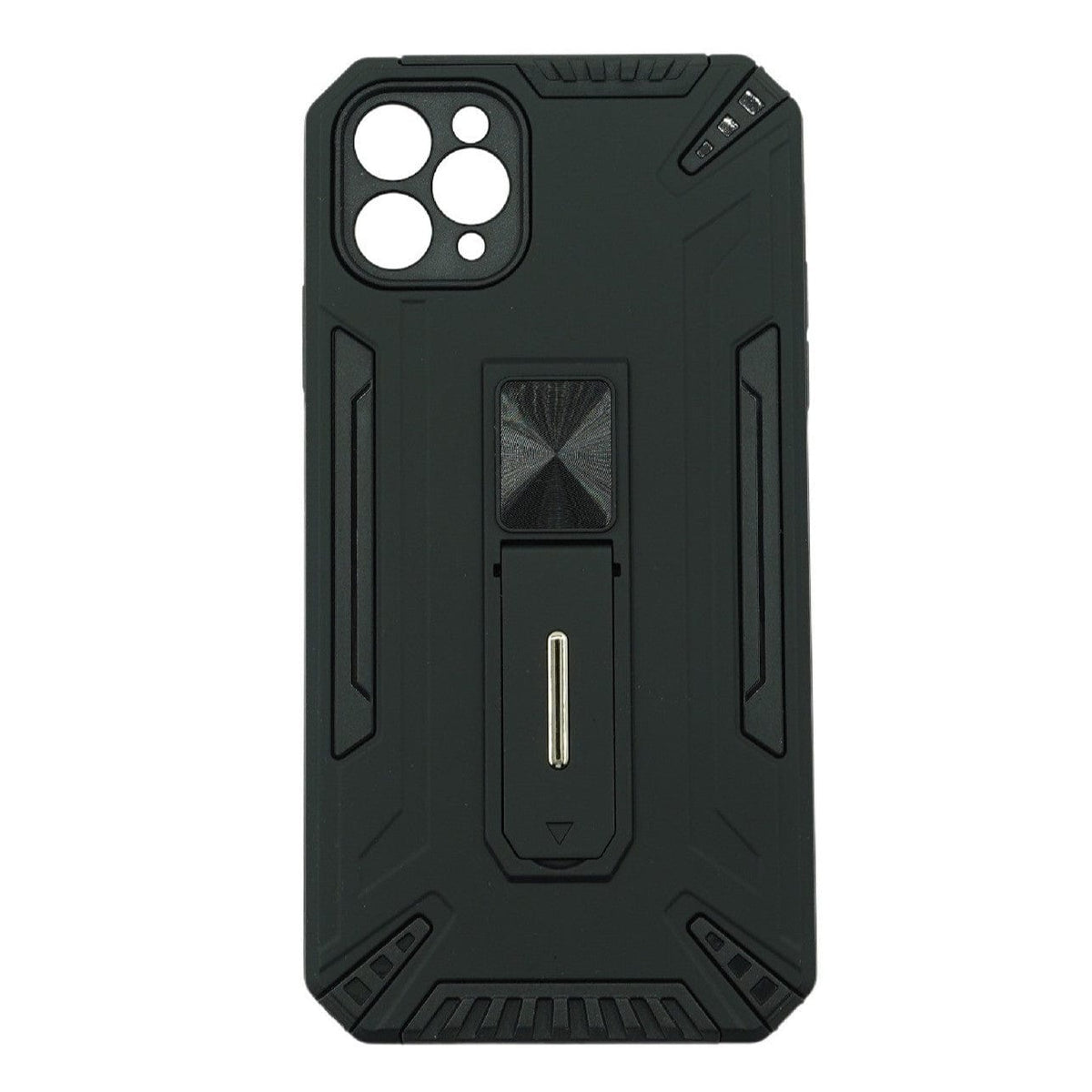 Husa de protectie pentru Apple iPhone 12 Pro Max Defender Model 4 cu suport, Negru