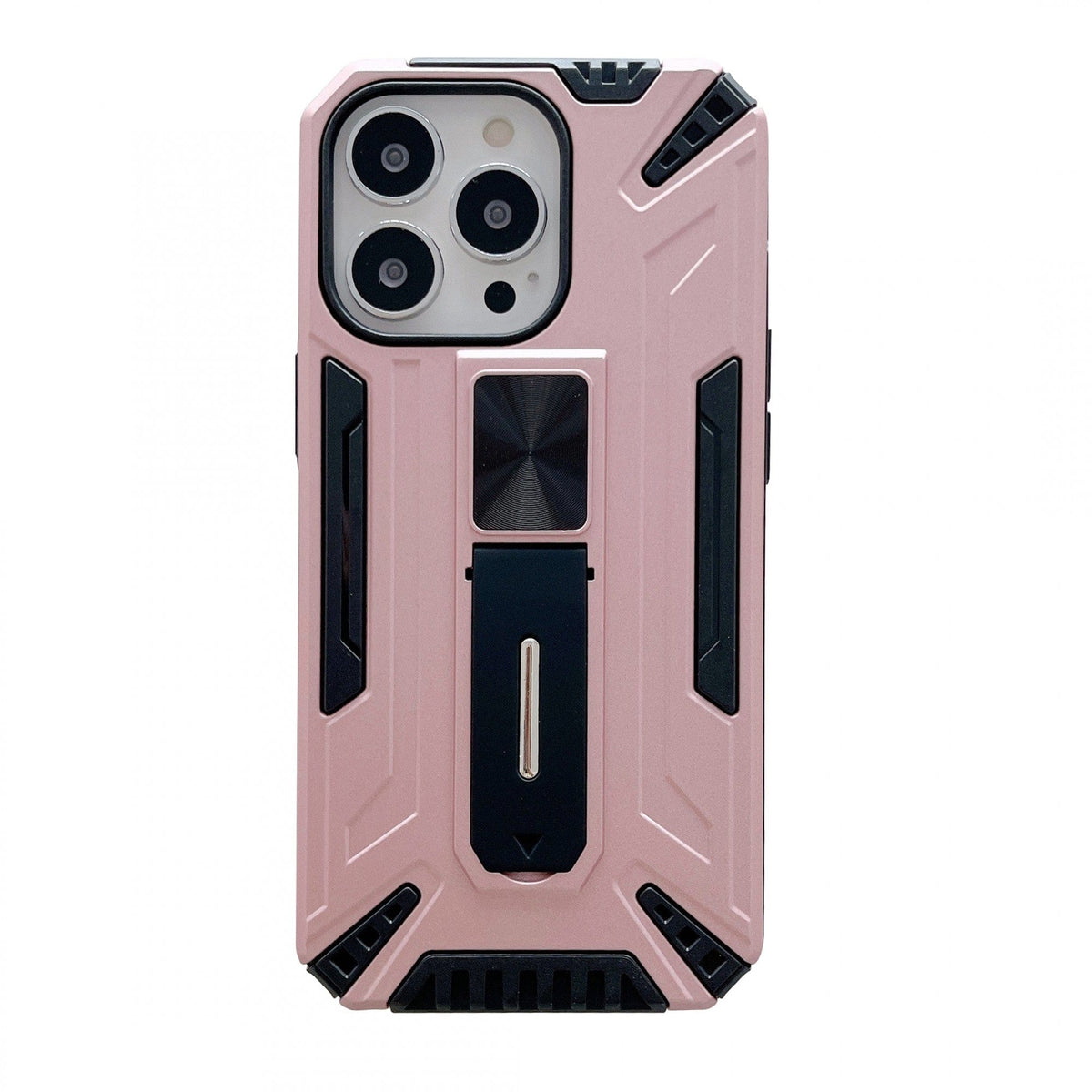 Husa de protectie pentru Apple iPhone 13 Mini Defender Sergeant Brave cu suport,Roz Auriu