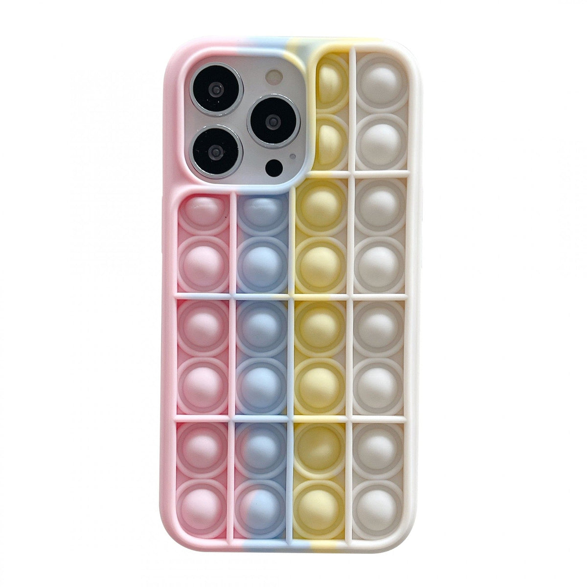 Husa de protectie Pop It compatibila cu Apple iPhone 13,Model 5,Multicolor