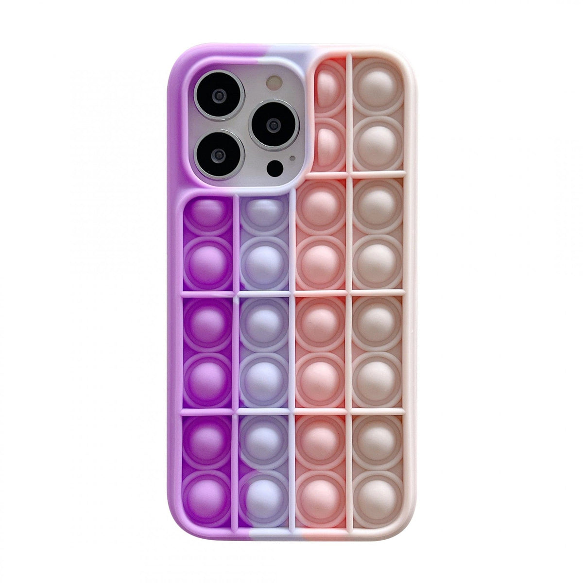 Husa de protectie Pop It compatibila cu Apple iPhone 13,Model 2,Multicolor