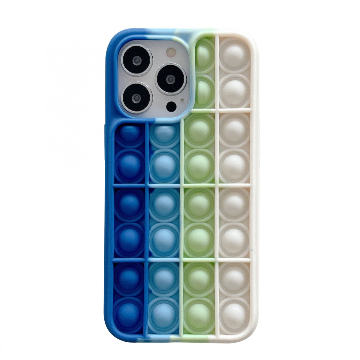 Husa de protectie Pop It compatibila cu Apple iPhone 13,Model 6,Multicolor