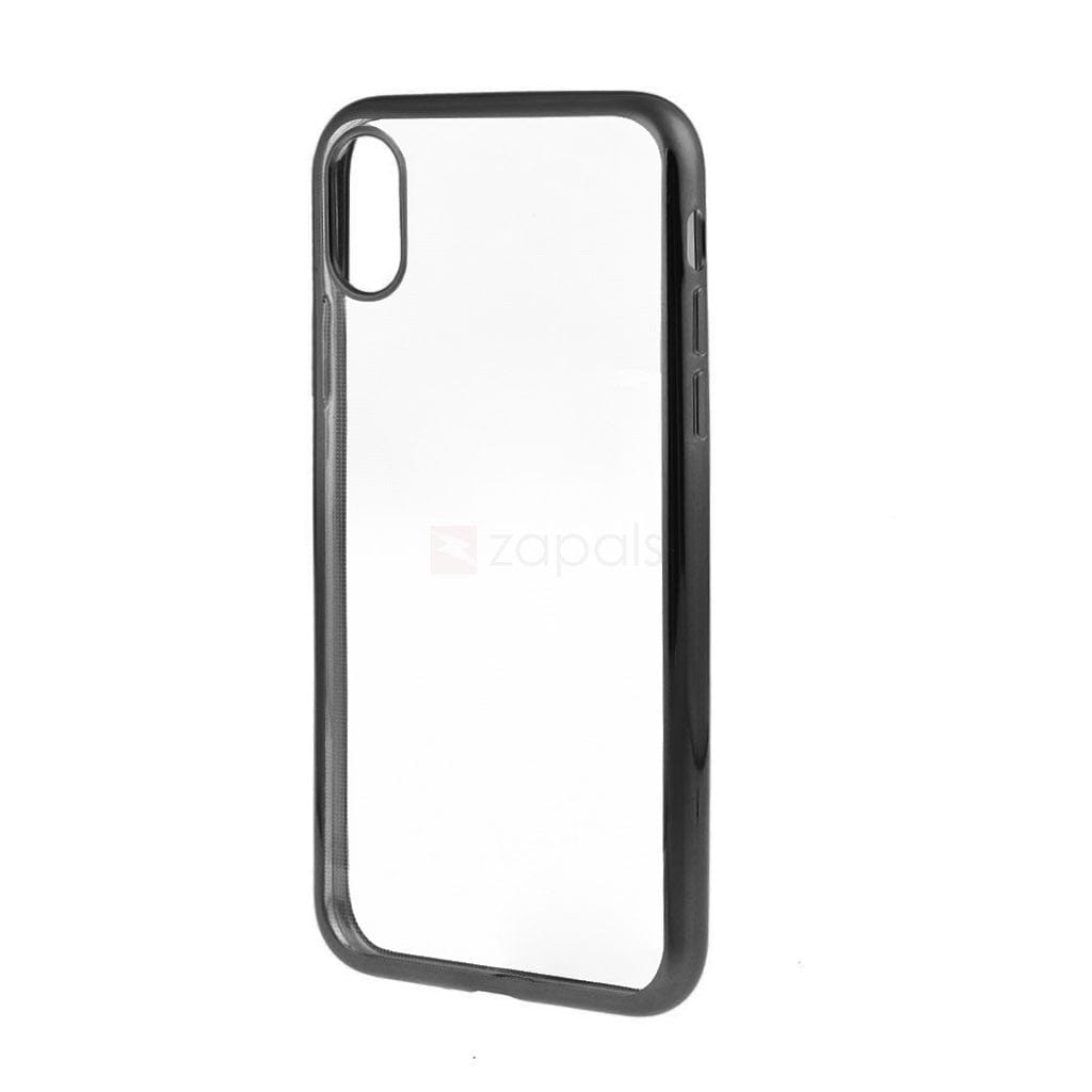 Husa de protectie pentru Apple iPhone X Tpu Electroplated Antisoc Negru