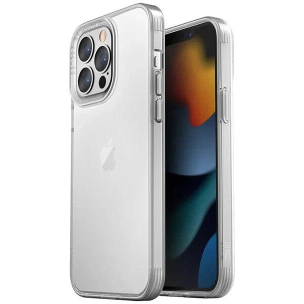 Husa de protectie pentru iPhone 14 Pro Max, cu suport metalic pentru camera, Bracket Series, Protectie Antisoc, PC mat, silicon moale pe margini, Transparent