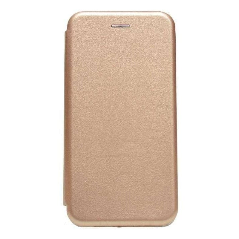 Husa de protectie compatibila cu Huawei P30 Lite Magnet Book Case Auriu