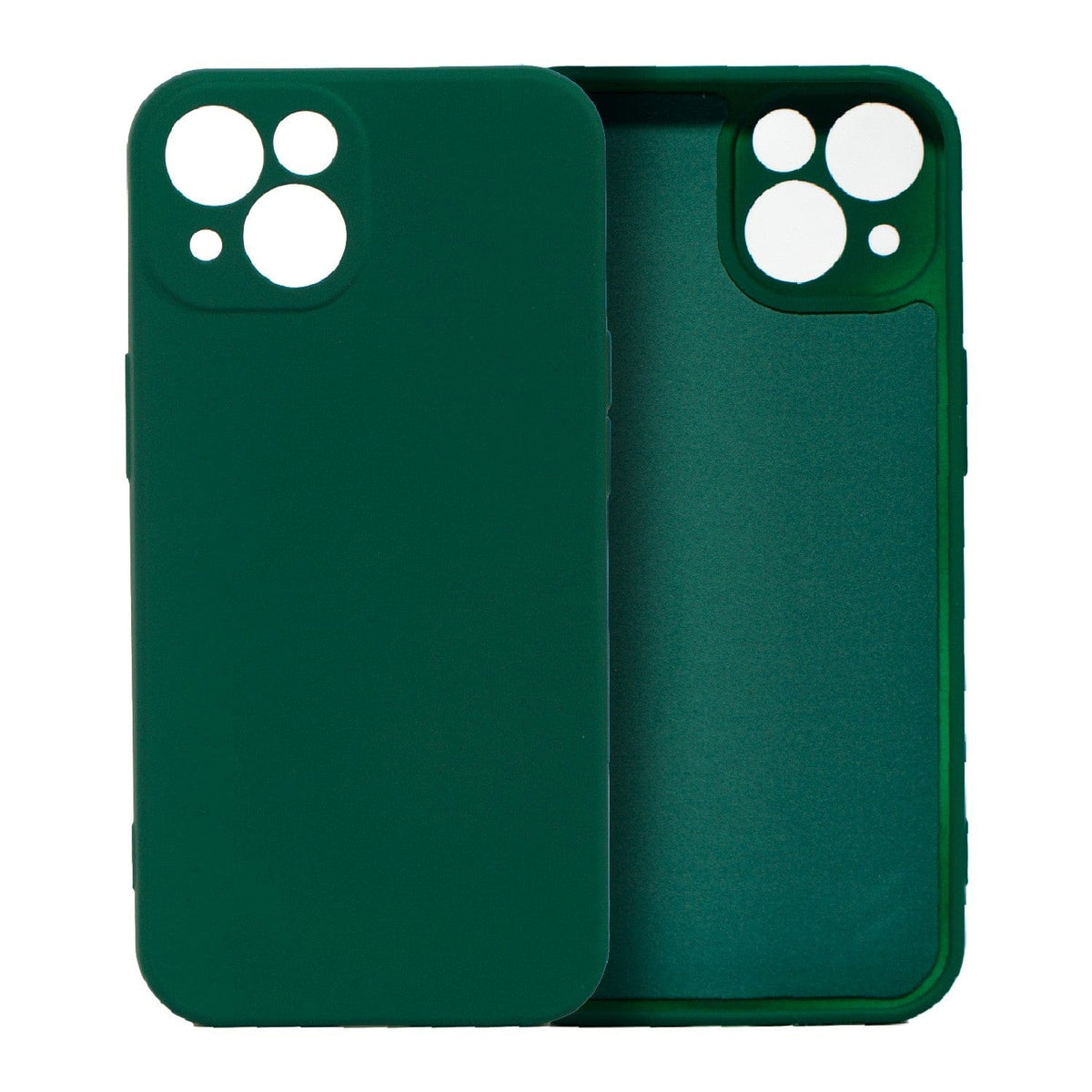 Husa pentru Samsung Galaxy S22 Ultra, Liquid Silicone, cu Microfibra pe interior, Protectie Antisoc, Verde inchis