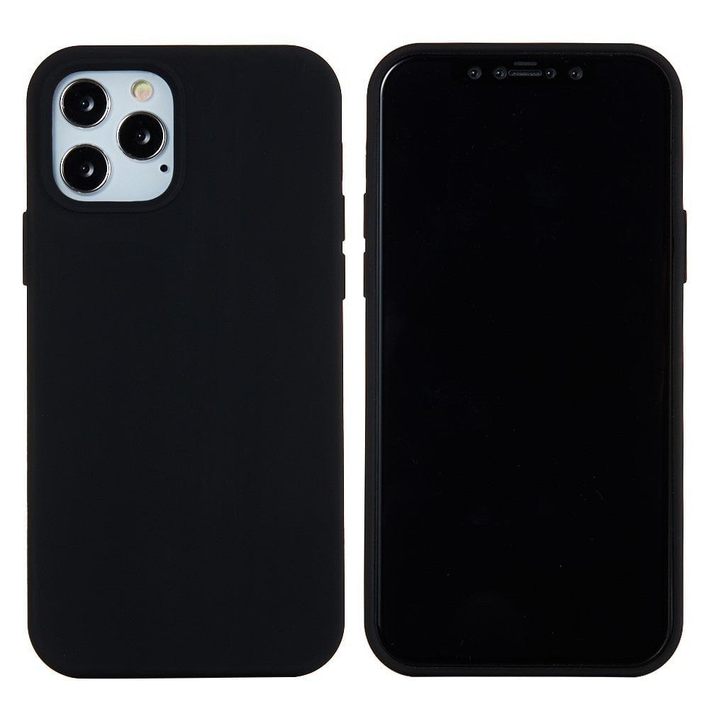 Husa protectie compatibila cu Apple iPhone 13 Mini Liquid Silicone Negru