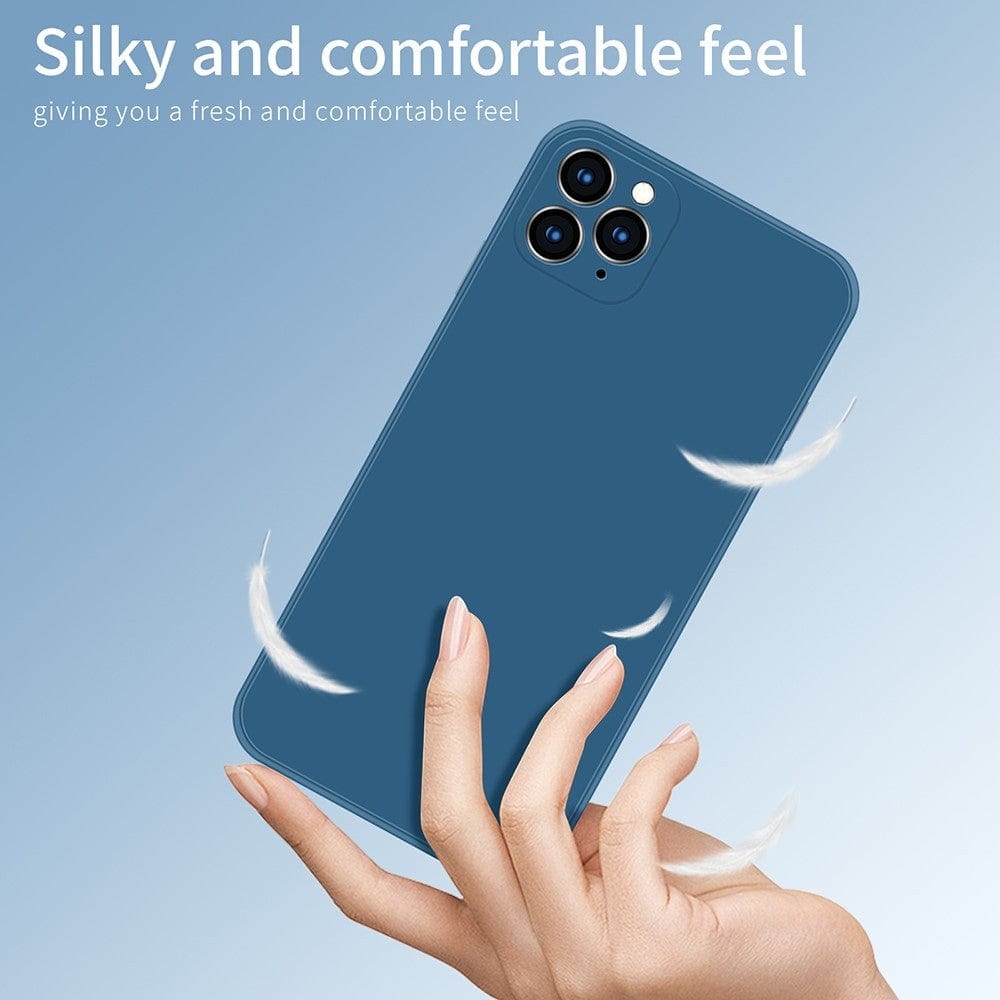 Husa protectie compatibila cu Apple iPhone 12 Pro Mag Safe Silicone Albastru inchis