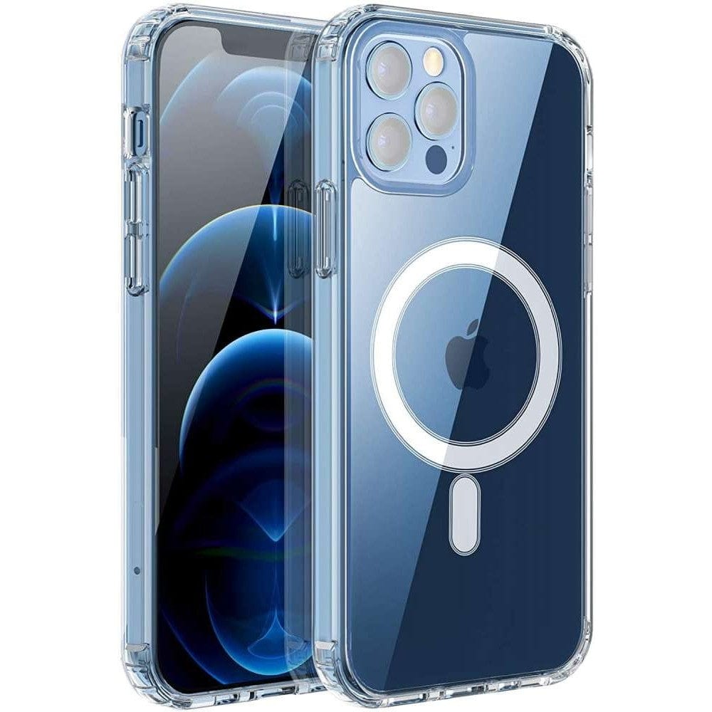 Husa protectie compatibila cu Apple iPhone 12 Mini Mag Safe Silicone Transparent