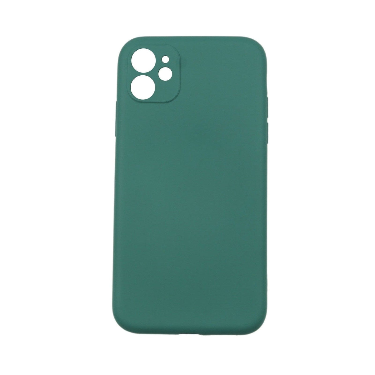 Husa protectie compatibila cu Apple iPhone 12 Liquid Silicone Case Verde