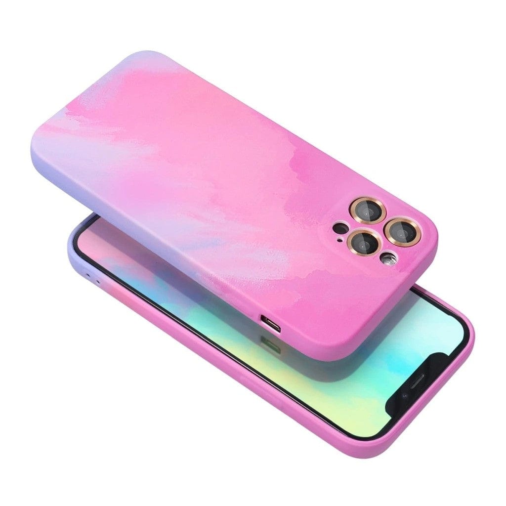 Husa protectie compatibila cu Apple iPhone 11 Tpu Ombre, Roz/Mov