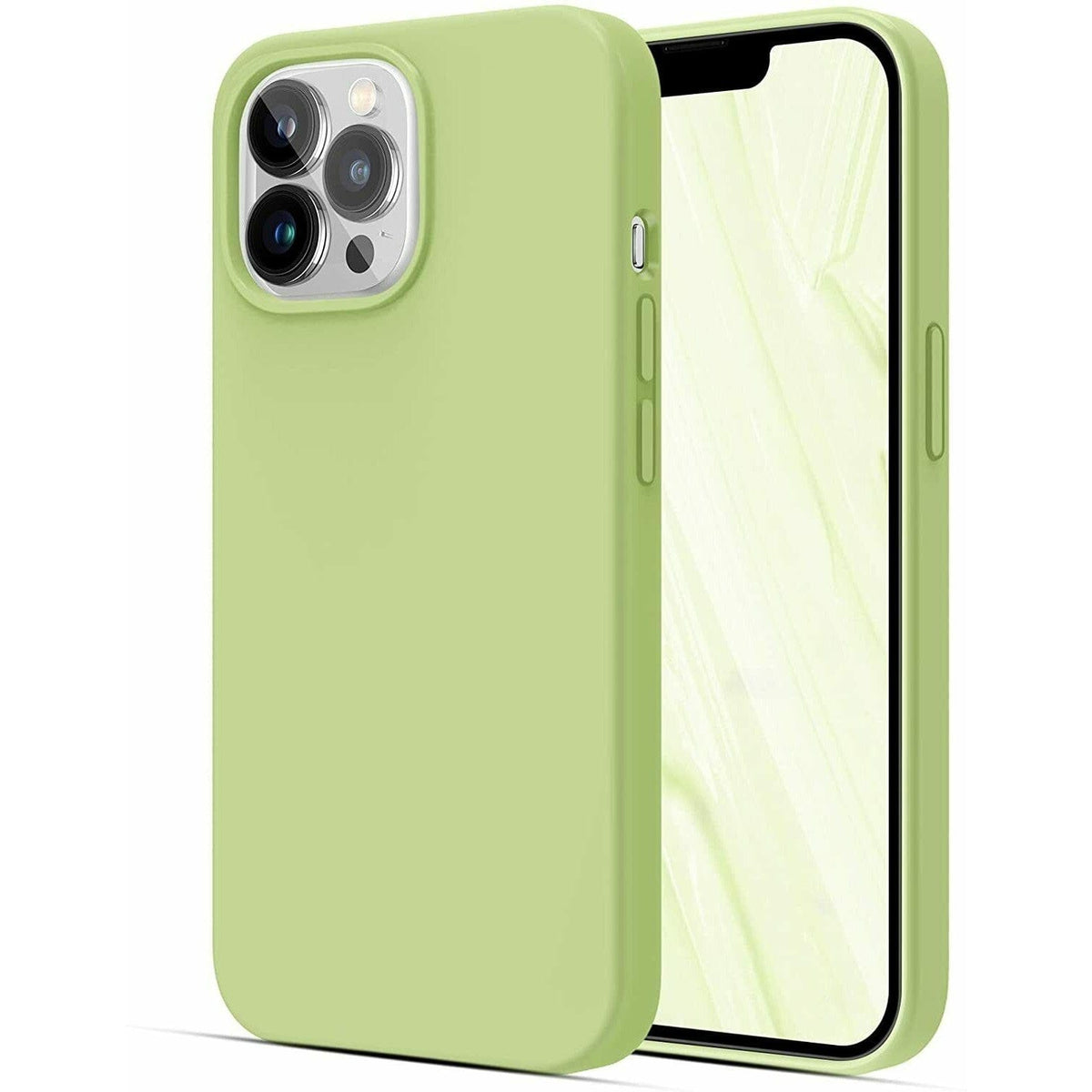 Husa protectie compatibila cu Apple iPhone 13 Mini Matte Tpu Verde Mat