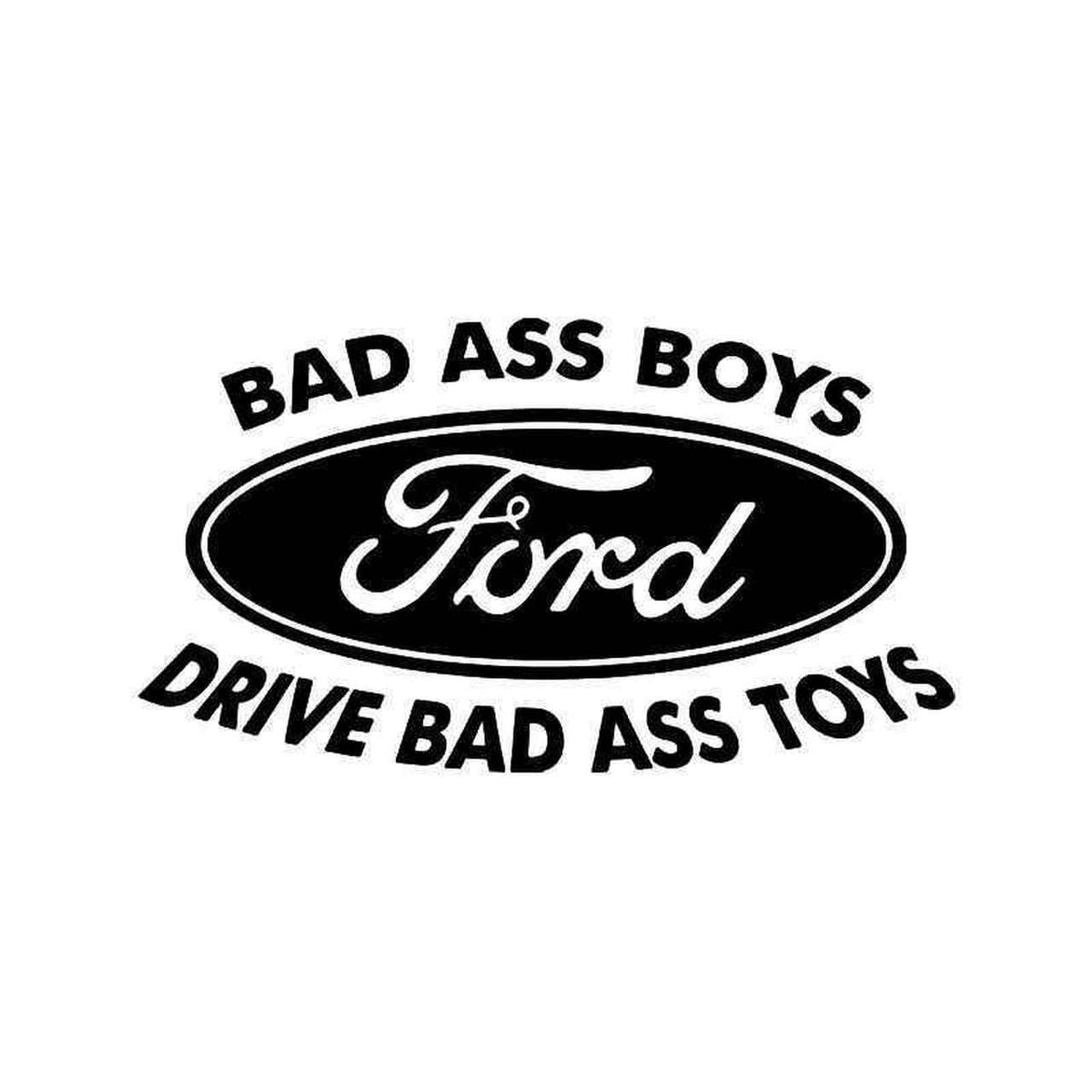 Bad Ass Boys Ford Sticker