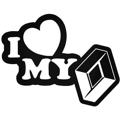I love my Renault sticker