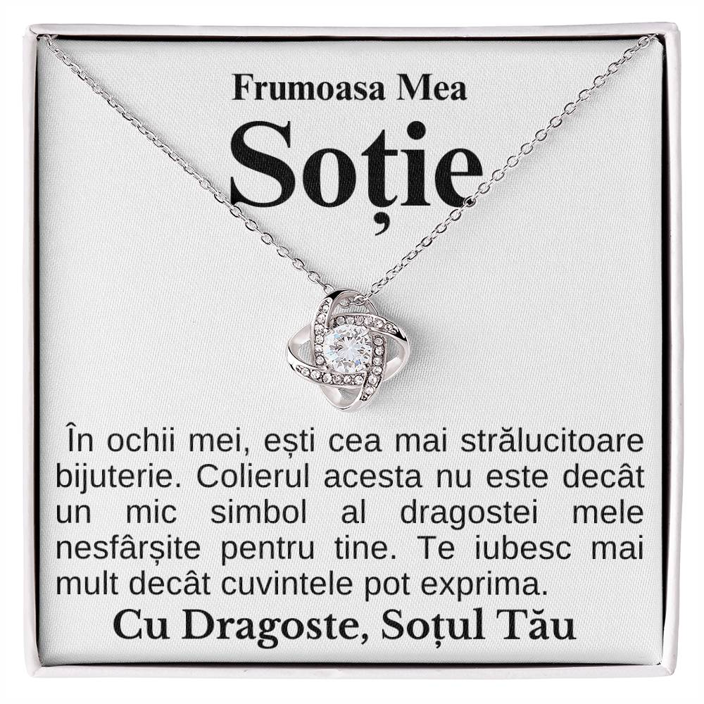 Frumoasa Mea Soție-Colier Love Knot Forever