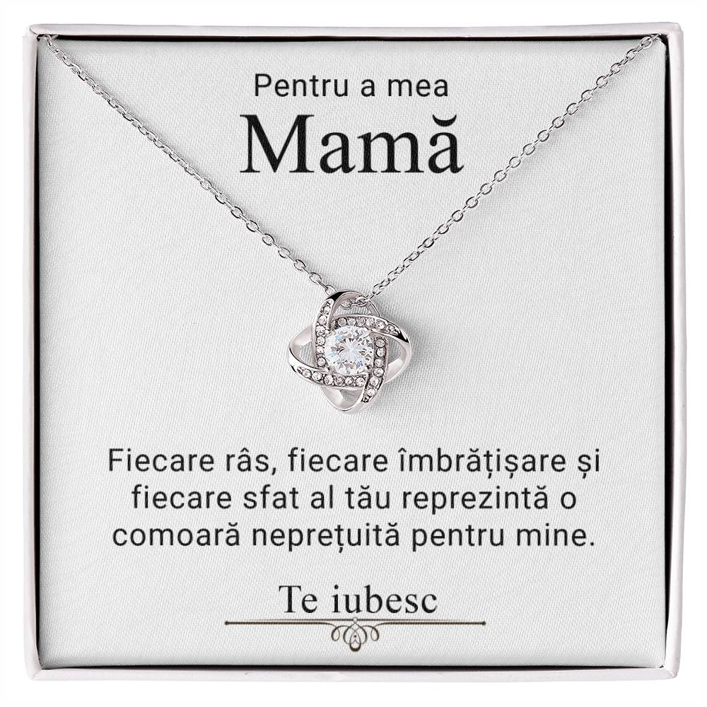 Pentru a mea mamă - colier love knot