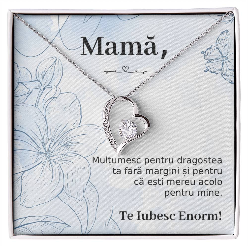 Mama - colier inimă