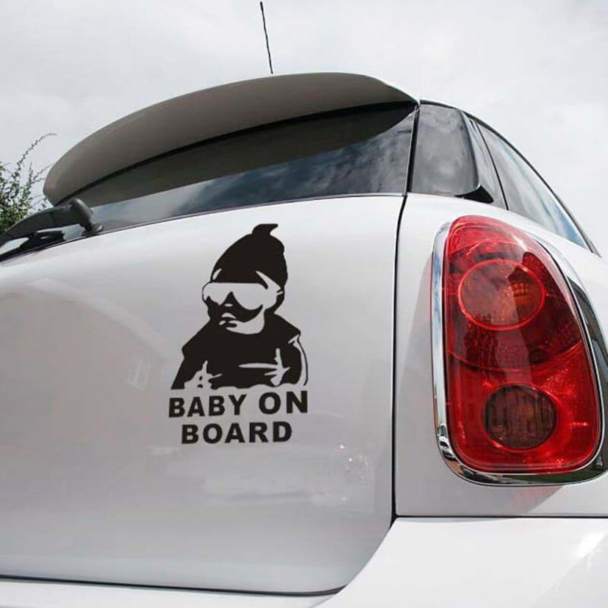 Sticker Personalizat Baby On Board Ochelari